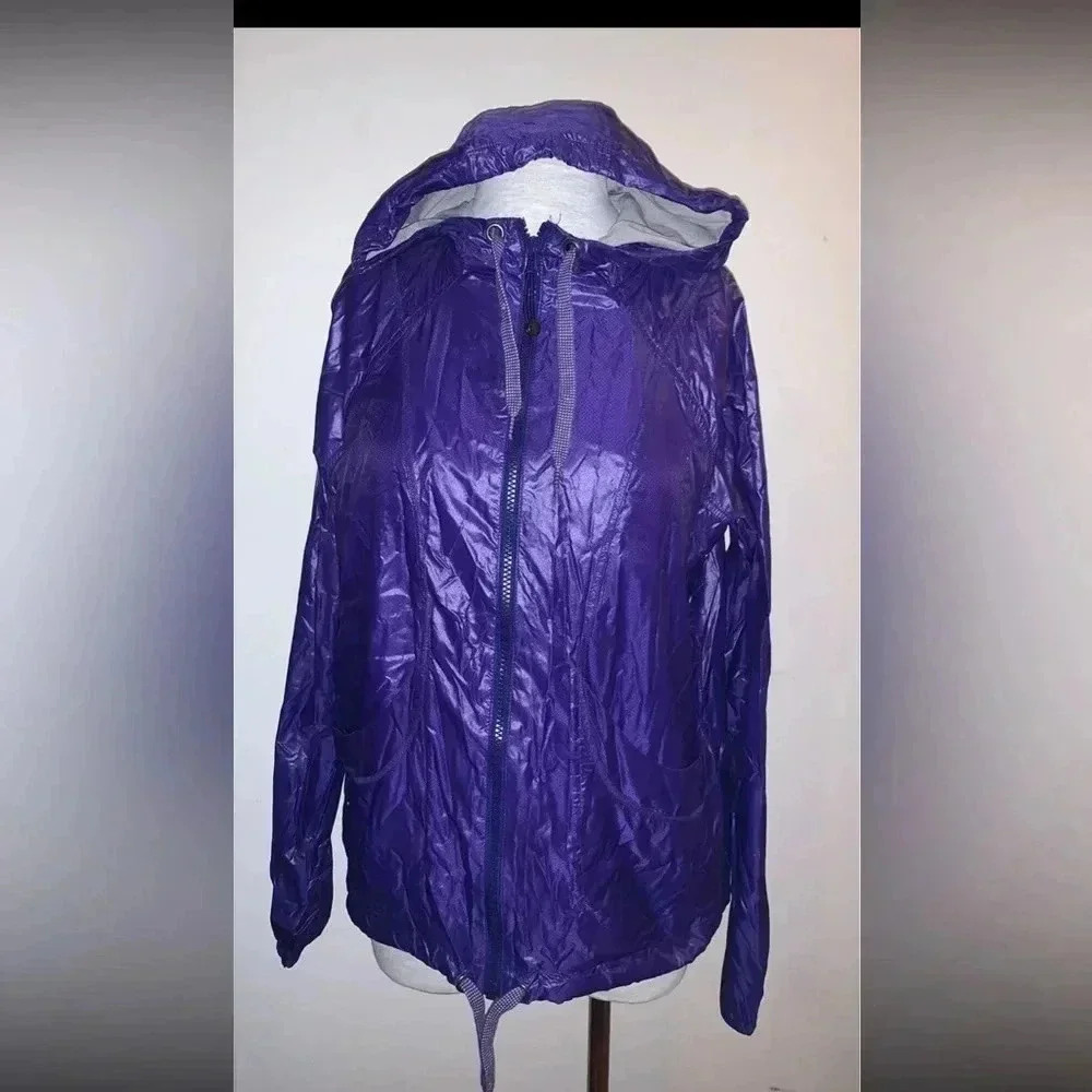 Athleta Purple‎ Windbreaker Jacket SM